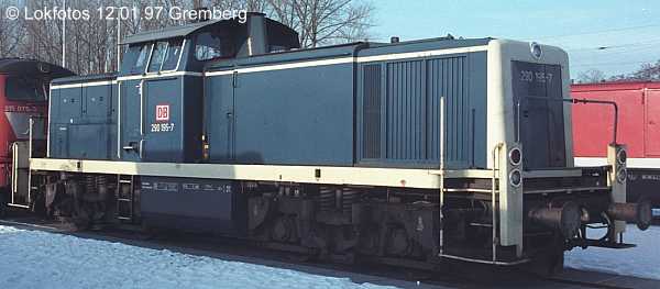 Kein weiteres Foto der Lok 195 vorhanden