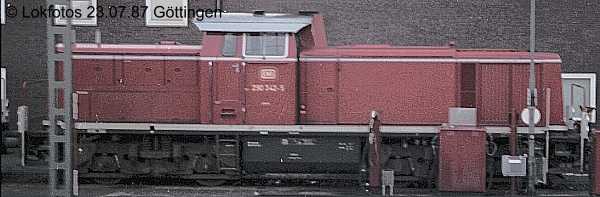 Kein weiteres Foto der Lok 342 vorhanden