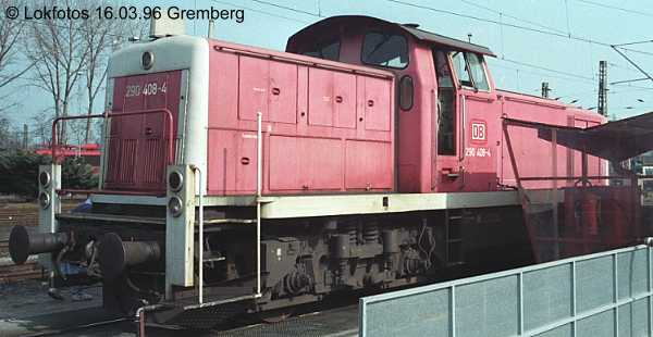 Kein weiteres Foto der Lok 408 vorhanden