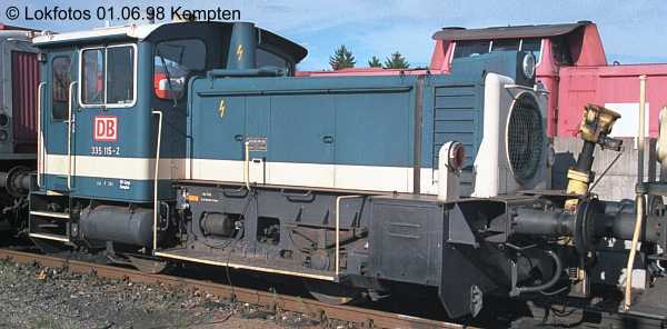 Kein weiteres Foto der Lok 115 vorhanden