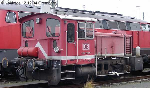 Kein weiteres Foto der Lok 226 vorhanden